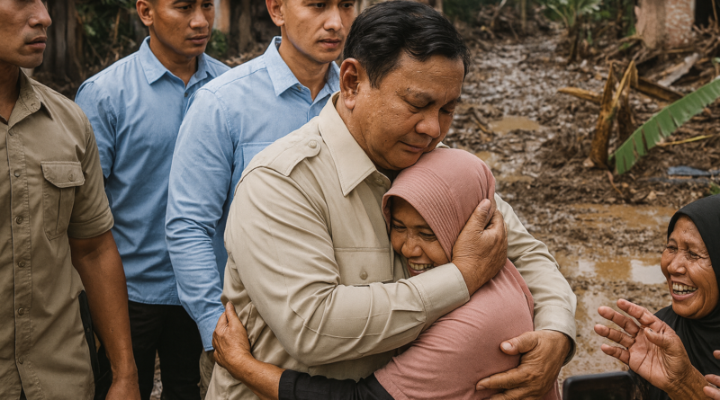 Janji Prabowo ke Korban Banjir